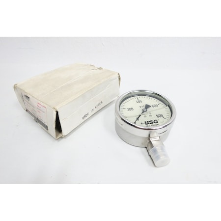 Ametek 100Mm 12In 0800Psi Npt Pressure Gauge P656 656643AA3ED3G00